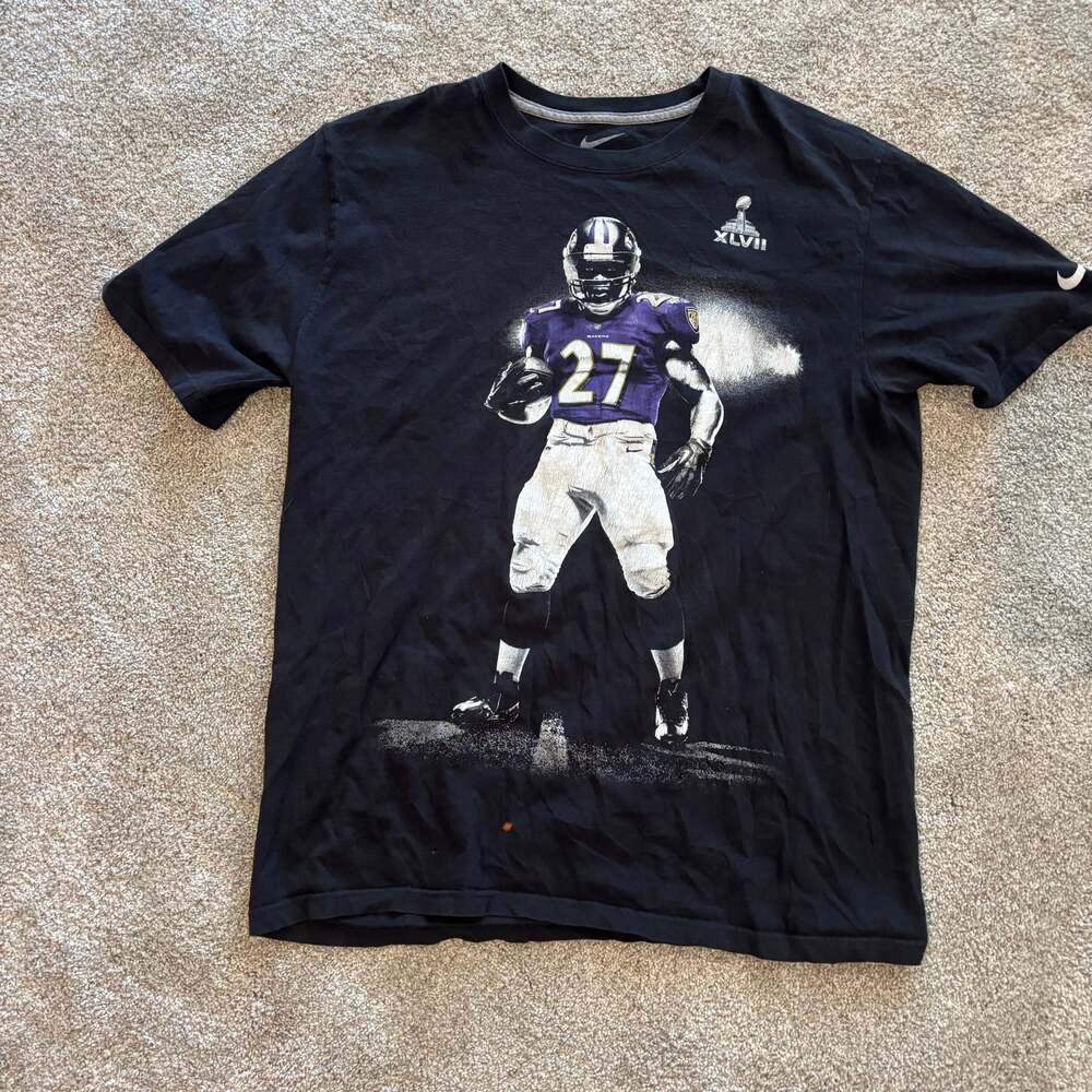 Vintage Baltimore Ravens Ray Lewis Y2K Super Bowl XXXV T-Shirt